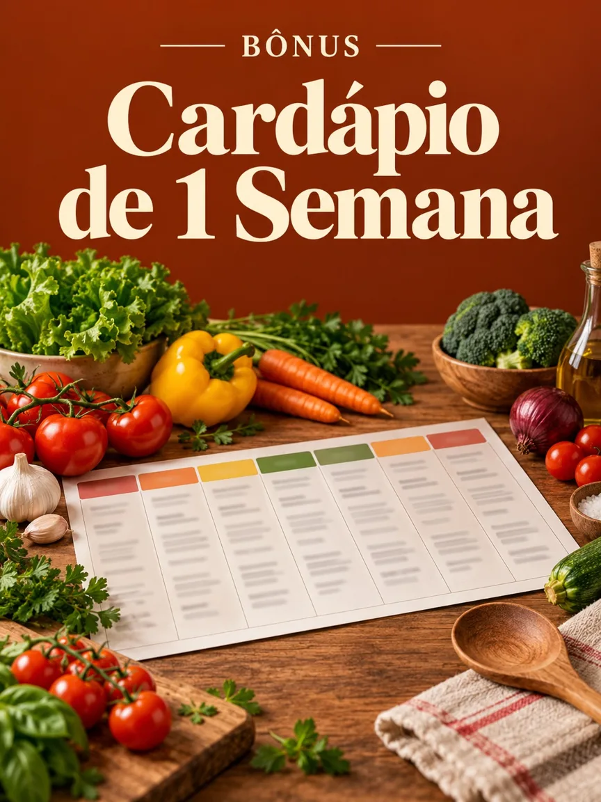 Capa do bônus Cardápio de 1 Semana